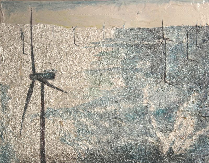 Riflessioni V eolica 80 x 60 2010