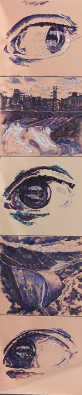 Riflessioni XVI 30 x 150 2014